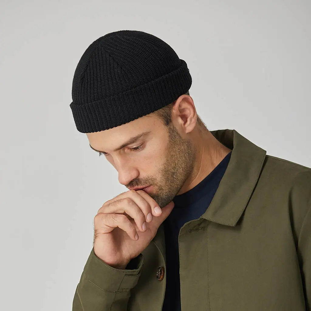 Ribbed Fisherman Beanie