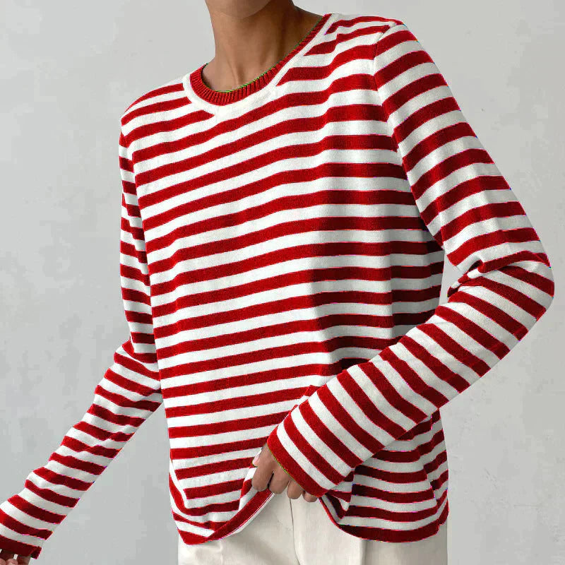 OLIVIA STRIPED SWEATER