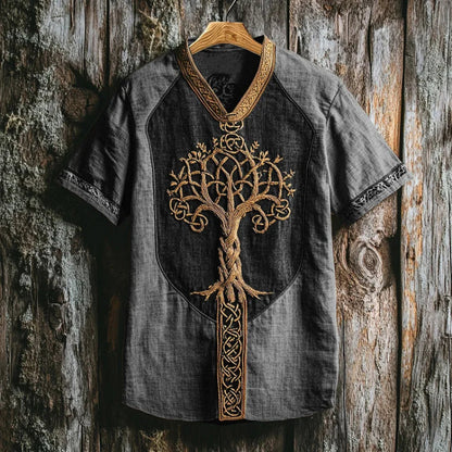 YGGDRASIL LINEN SHIRT
