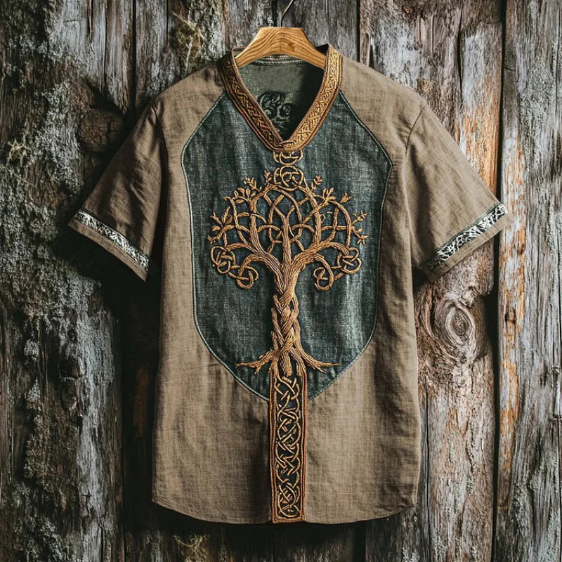 YGGDRASIL LINEN SHIRT