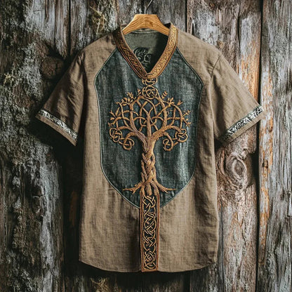 YGGDRASIL LINEN SHIRT