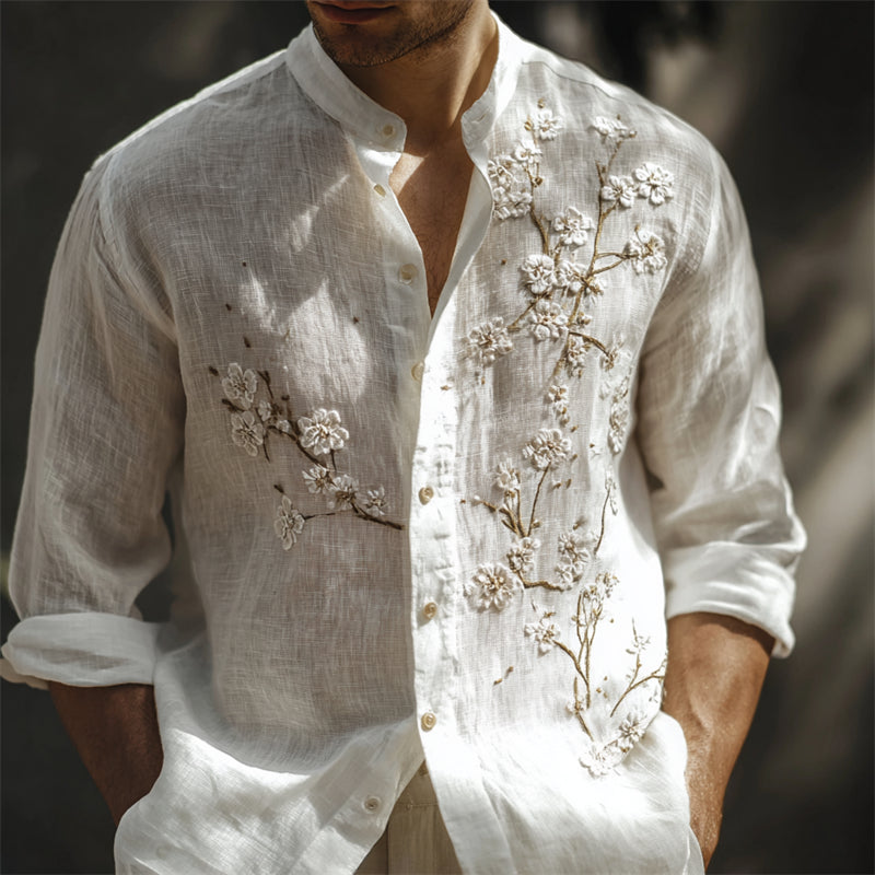 LUCA™ LINEN BLOSSOM SHIRT