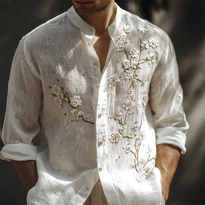 LUCA™ LINEN BLOSSOM SHIRT
