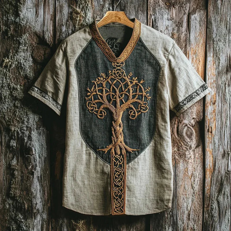 YGGDRASIL LINEN SHIRT