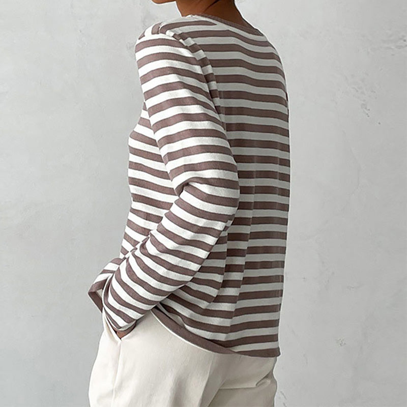 OLIVIA STRIPED SWEATER