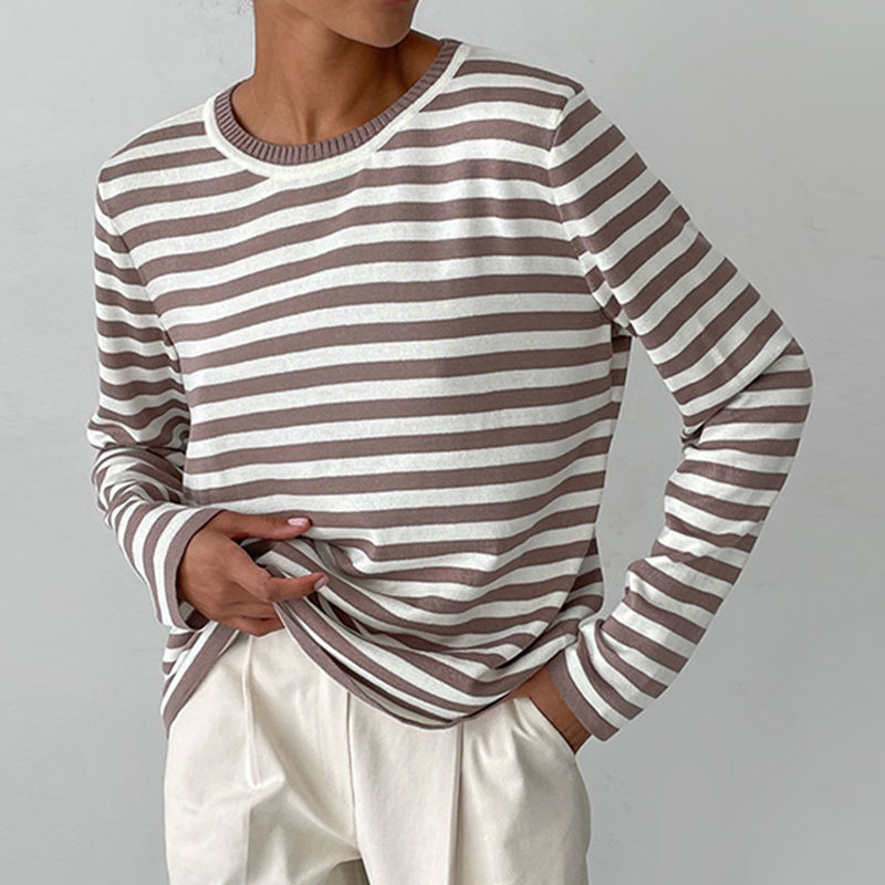 OLIVIA STRIPED SWEATER