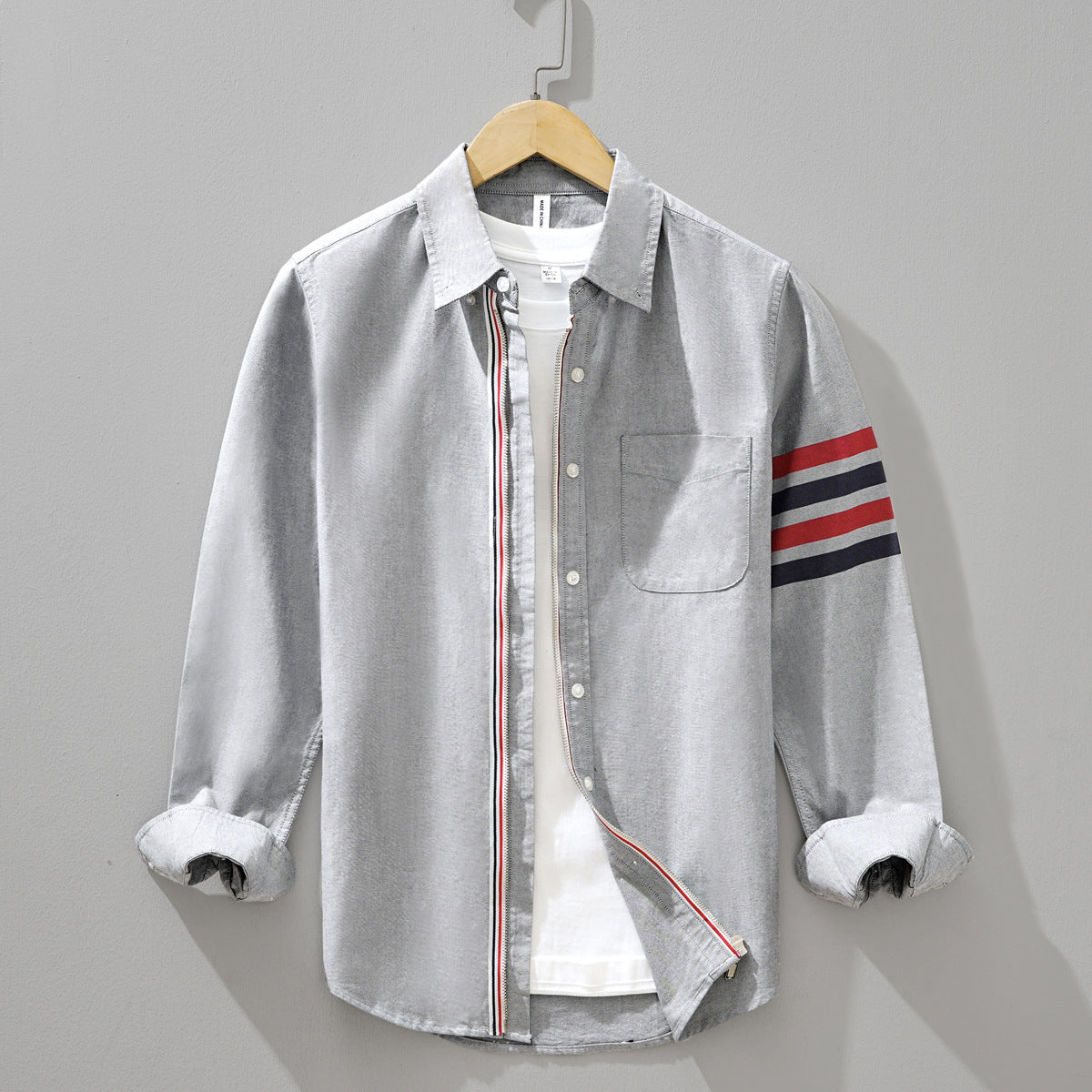 MIRO LINEN ZIP SHIRT