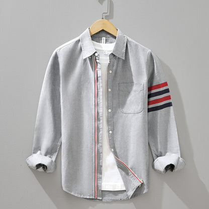 MIRO LINEN ZIP SHIRT