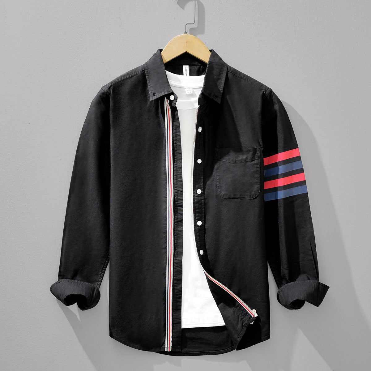 MIRO LINEN ZIP SHIRT