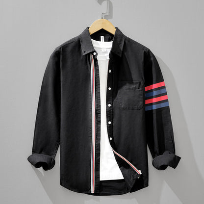 MIRO LINEN ZIP SHIRT