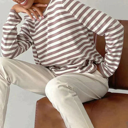 OLIVIA STRIPED SWEATER