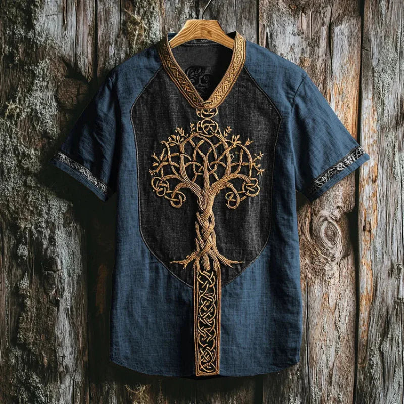 YGGDRASIL LINEN SHIRT