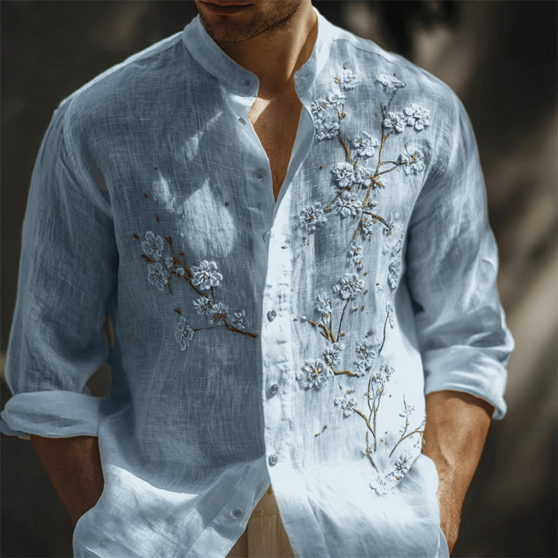 LUCA™ LINEN BLOSSOM SHIRT