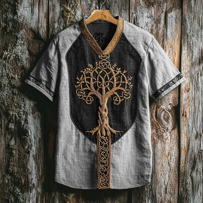 YGGDRASIL LINEN SHIRT