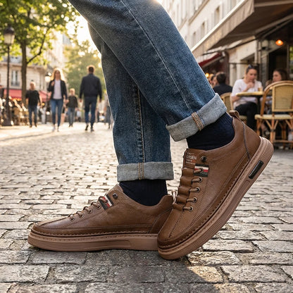 Lombardi Genuine Leather Sneakers